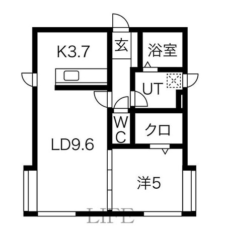 アスカハイツ平岸の物件間取画像